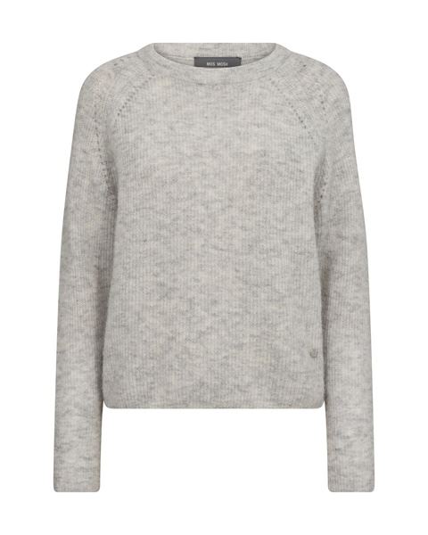 MOS MOSH STRIK, MMTALLI LS KNIT, GREY MELANGE